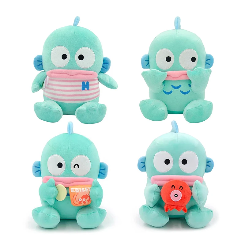 NEW Sanrio Plush Dolls Hangyodon Fashion Boutique Doll Stuffed Pillow Anime Hanton Plush Toys Home Decor Kids Birthday Gifts