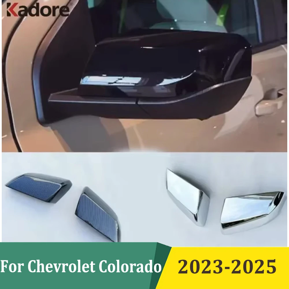 

Для Chevrolet Colorado 2023 2024 2025 боковая дверь зеркало заднего вида крышка наклейка отделка украшения Стайлинг автомобиля внешние аксессуары