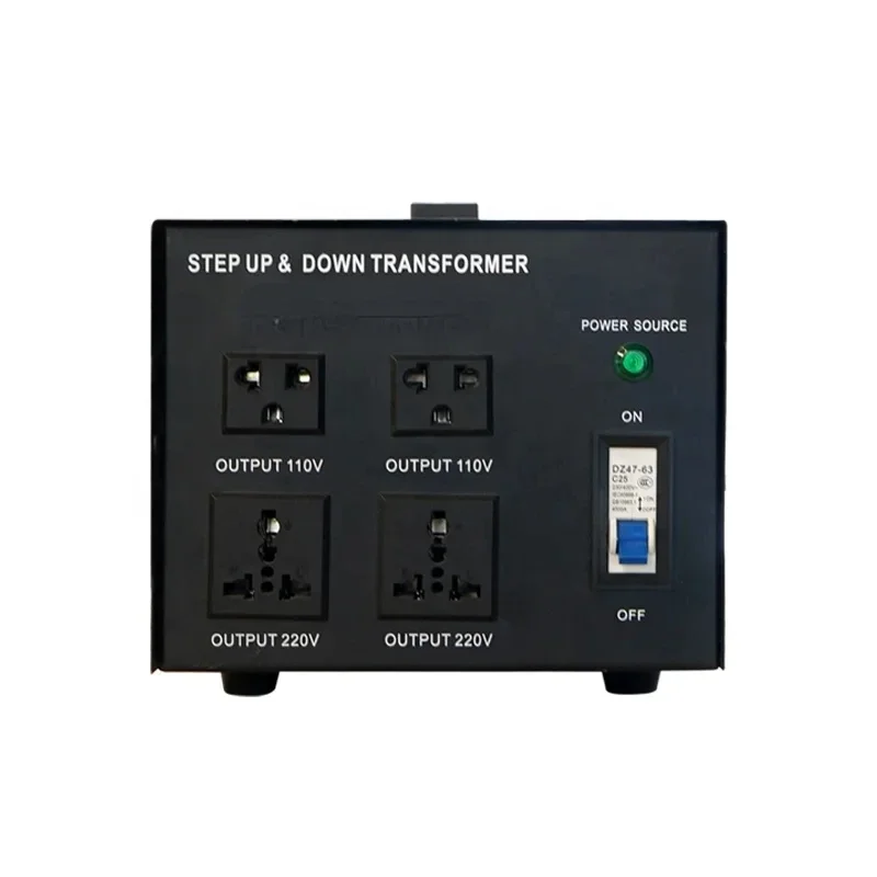 Step up/down transformer/voltage converter 110v/120v/220v/240v CE approved used in 220v or 110v countries