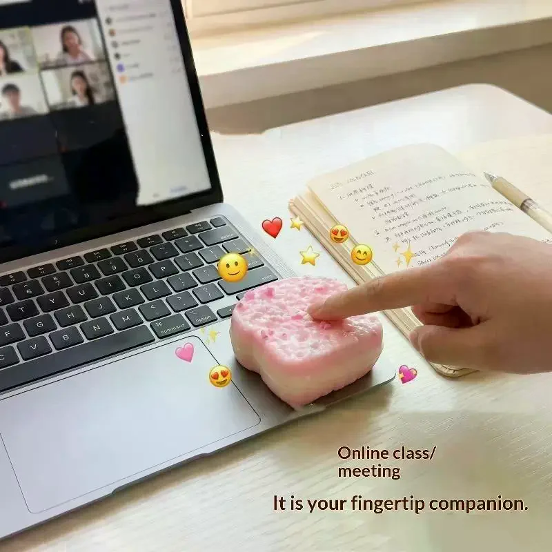 Thick Cut Toast Fidget Toy Slow Rebound Soft For Stress Relief Home Office Use Kids Adults Cute Desktop Ornament