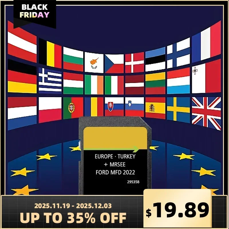 

B-Max Czech Republic Car C-Max cid Naving Map SD Card for Ford MFD 2022