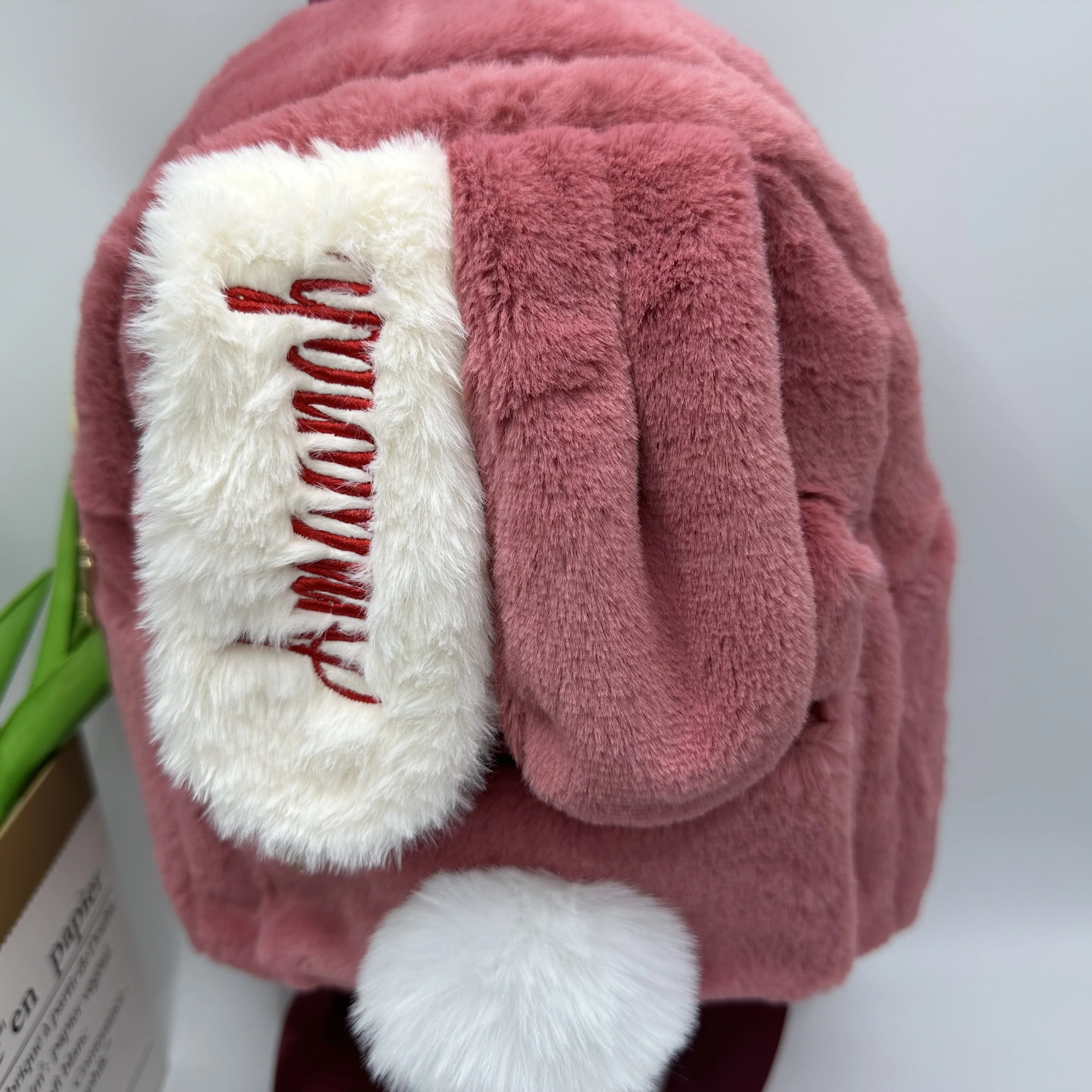 Personalized Plush Backpack For Women In Autumn And Winter, New Cute Rabbit Ears, Plush Women's Backpack, Plush Bag