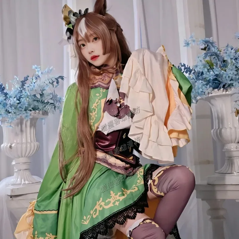 

2025 yiyi Anime Satono Diamond Cosplay Costume Umamusume Pretty Derby Carnival Uniform Halloween Party Dress Up Women Girls Game