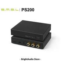 SMSL PS200 Multifunctional Audio Decoder DAC ES9039Q2M MQA Decoding Support PCM768 DSD512 Bluetooth 5.0