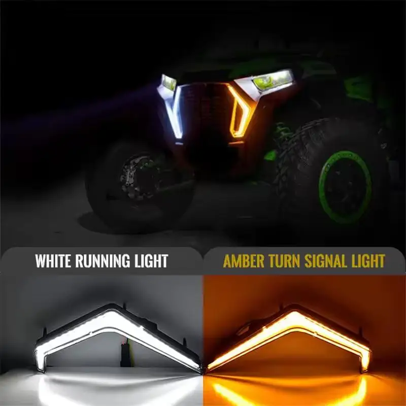 RGB Led-verlichting App Richtingaanwijzer Fang Verlichting voor Polaris RZR XP 1000 Turbo 2019 2020 2021 ATV Accessoires