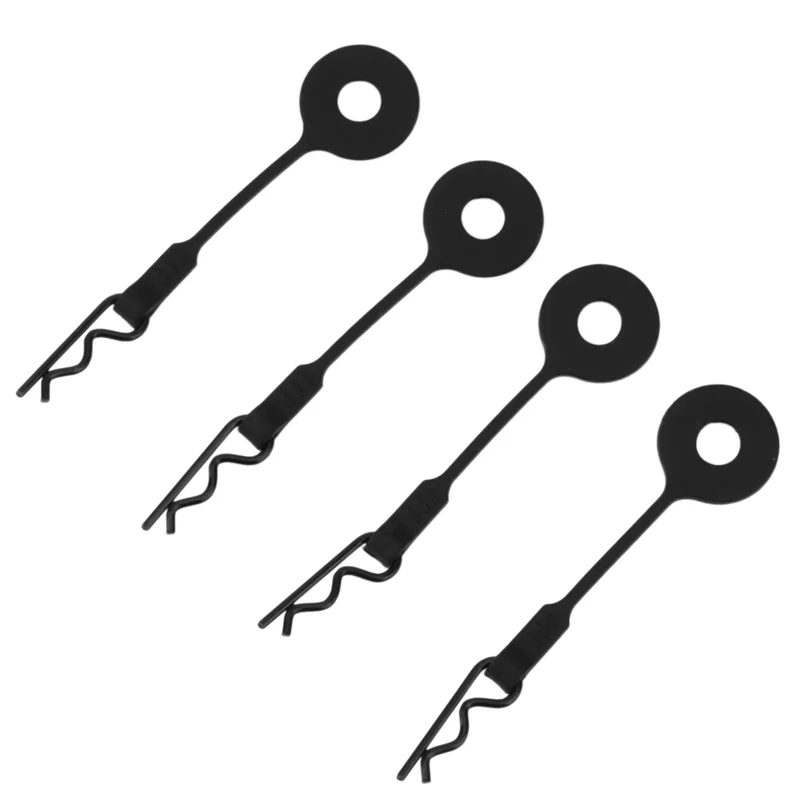 AS96-12Pcs المطاط + المعدن جسم السيارة كليب قذيفة مشبك ثابت قفل ل 1/8 1/10 RC سيارة Traxxas TRX4 UDR محوري SCX10 Arrma ، 6