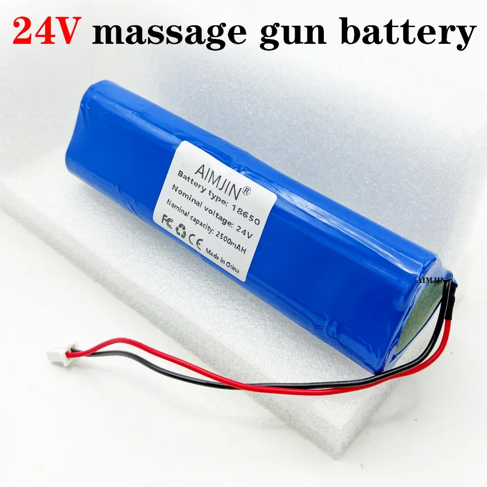 New 24V 2500mAh Li-ion Rechargeable Battery Pack for Phoenix A1 Massage Gun,Fascia Gun With BMS DIY Install