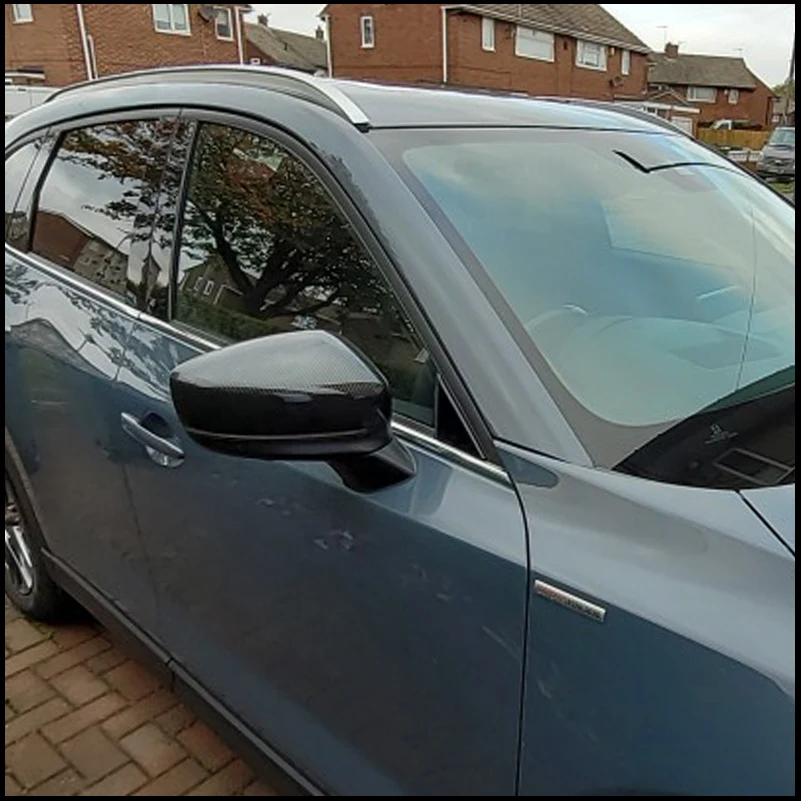 

Car Styling For Mazda CX-5 CX5 2017-2022 Rearview Cover Caps Replace Original Housing Style Decorate Auto Parts Accessories