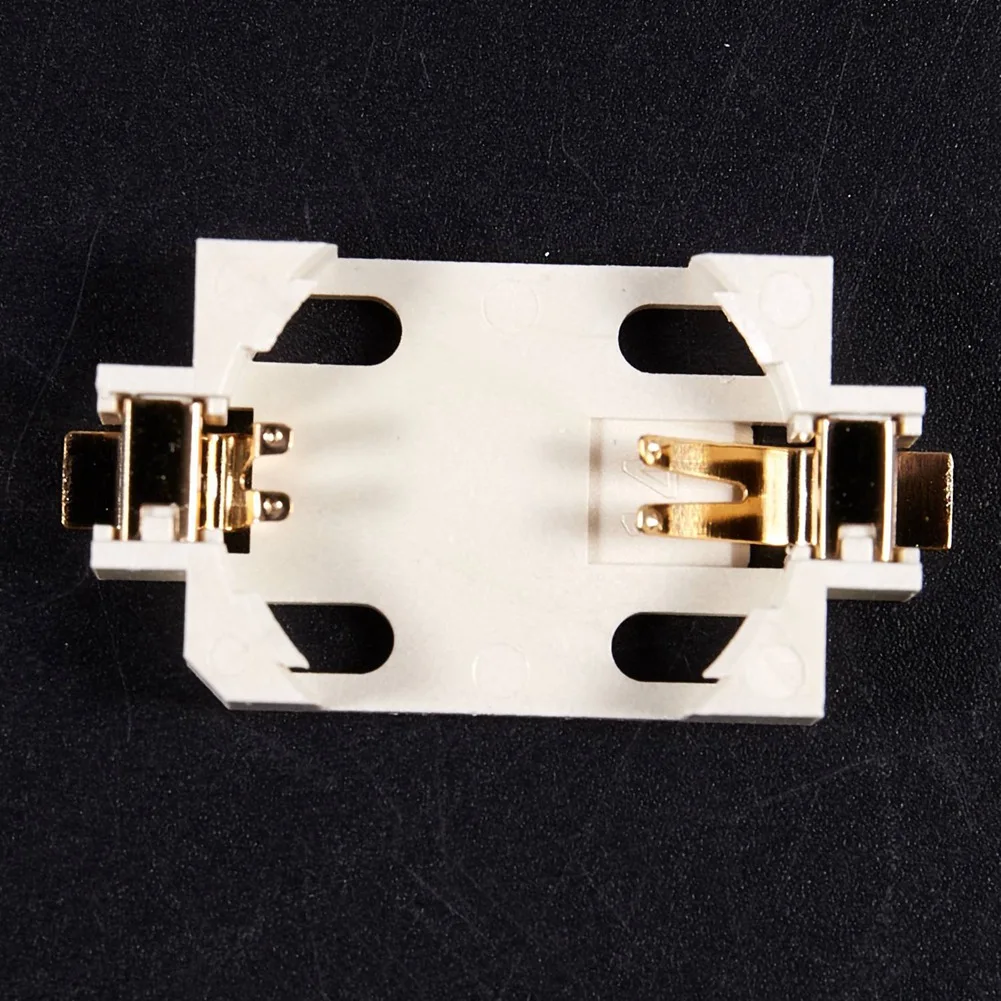 A61Z Deals 30 Pcs Cr2032 Cell Button Battery Holder, 10 Pcs Black & 20 Pcs White