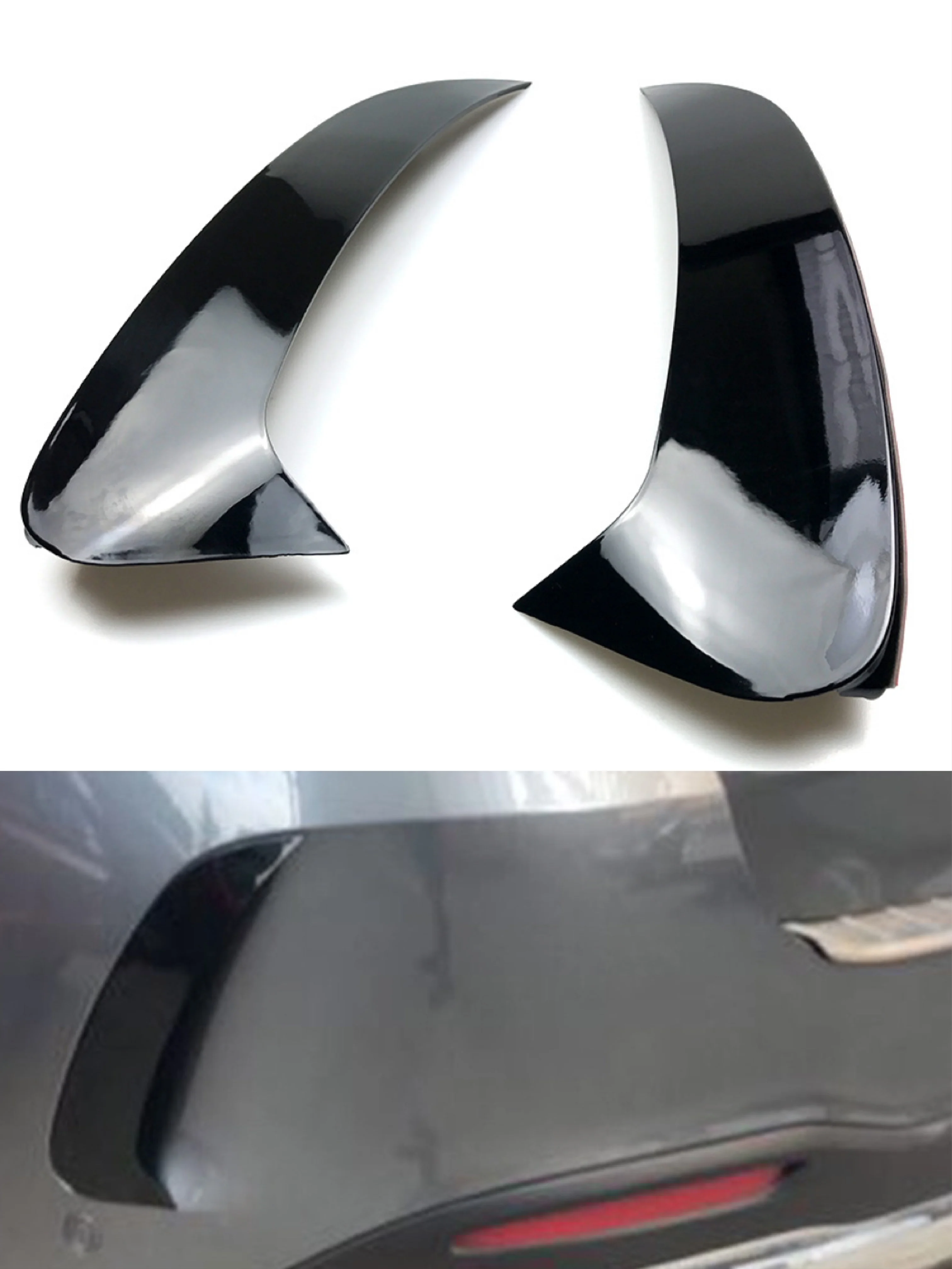 Rear Bumper Splitter Spoiler Canard Air Vent Fit For Mercedes Benz GLE Class W167 GLE53 GLE350 GLE450 GLE300D 2020 ABS