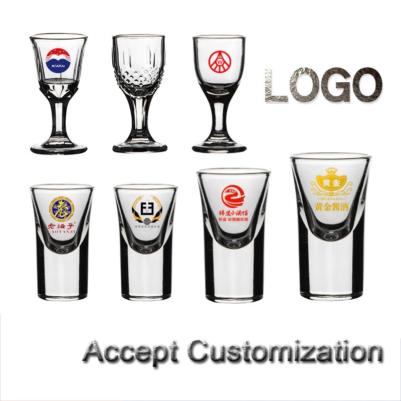 Customize Tequila Glass Cup, Straight Whisky Cup, Bar Bullet Cup, Cocktail Cocktail Mug, Wine Straight Body Spirit Cup