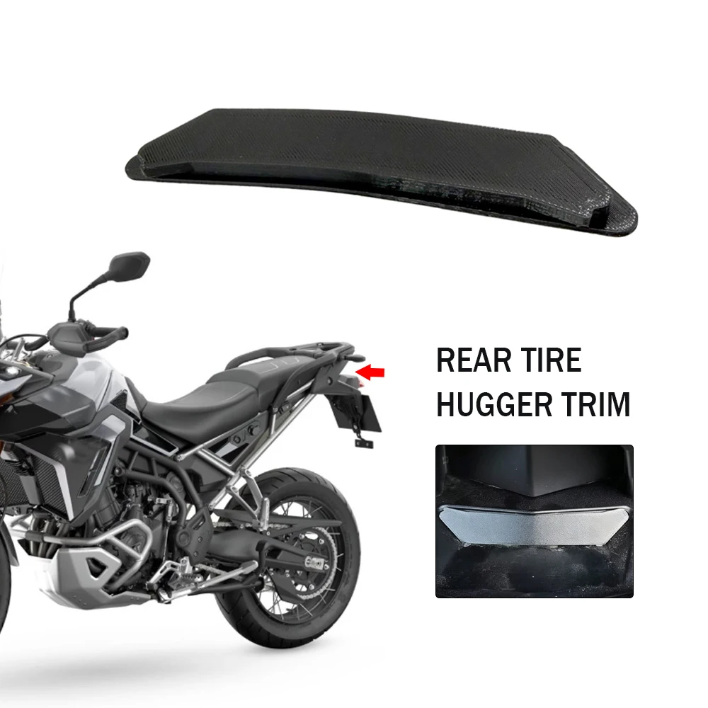 Hinterer Schmutzschutz-Dekorationsstreifen, Seitenverkleidung, Schmutzschutz für Tiger 850 / Tiger 900 RALLY PRO TIGER900 RALLY GT PRO 2020-26
