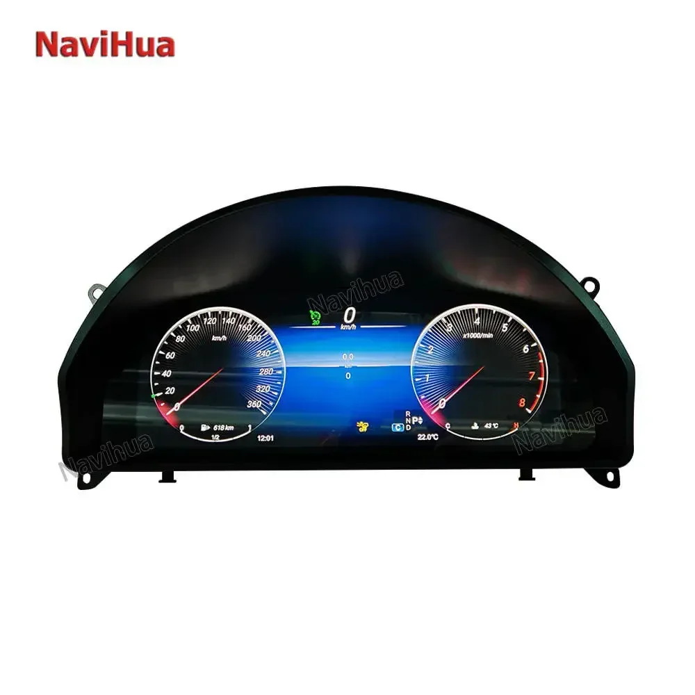 

NaviHua 12.3" Car Digital Cluster For Mercedes Benz GLK 2008 2015 LCD Dashboard Screen Auto Speedometer Virtual Cockpit Upgrade