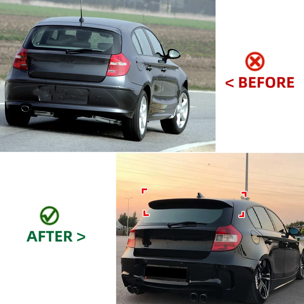 BMW 1 Series E81 E87 Rear Spoiler 2004-2011