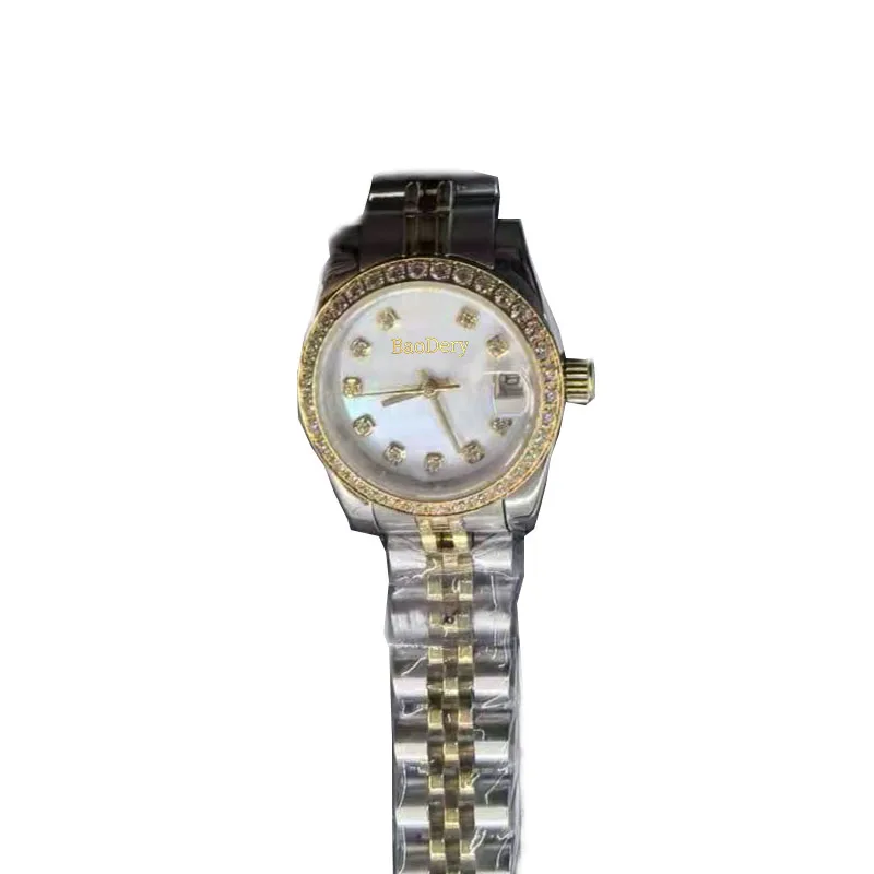 Women\'s 26mm Starry Diamond Dial Watch with Precision Steel Strap\