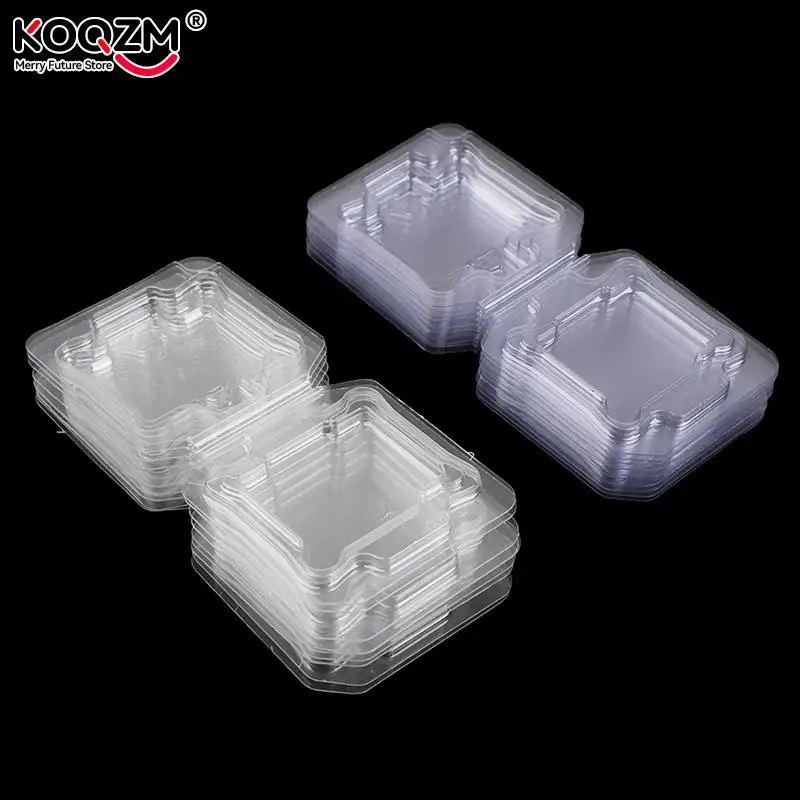 10Pcs CPU Box CPU Plastic Protective Case CPU Clamshell Tray Case Container 1pc CPU Case Holder Tray Box Plastic Protection