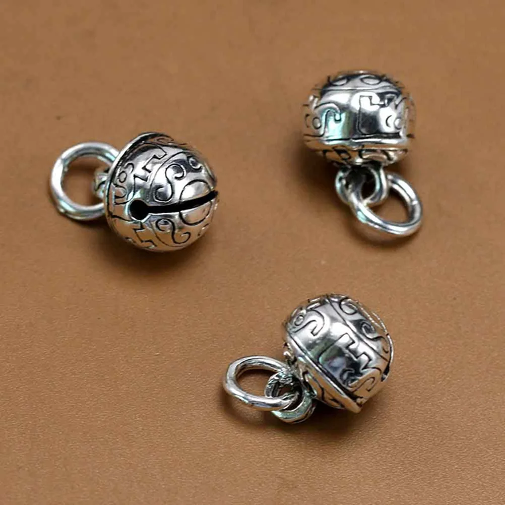 

10Pcs Simple Design Alloy Bell Pendants Silver DIY Charms for Necklace Bracelet Jewelry Projects Alloy Pendant Charm