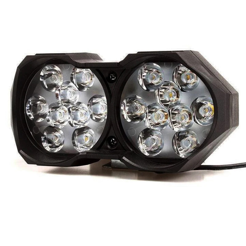 

1Pc Motorcycle Car Super Bright 18 LED 40W Light Headlight Spotlights Headlamp