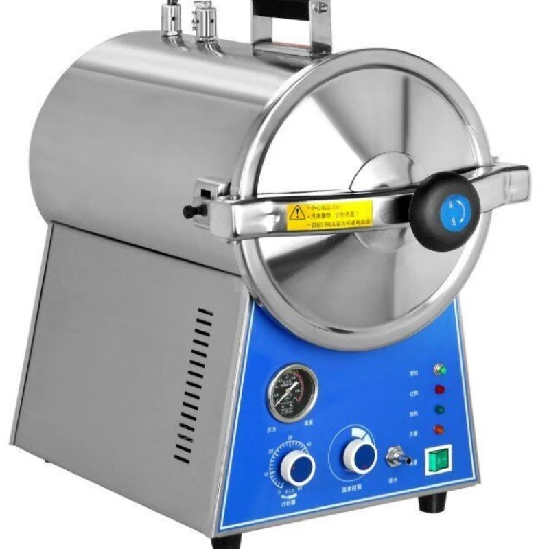 Sterilizzatore a vapore da 24 litri Sterilizzatore per autoclave sterilizzatore a vapore a pressione desktop interamente in acciaio inossidabile 1500W