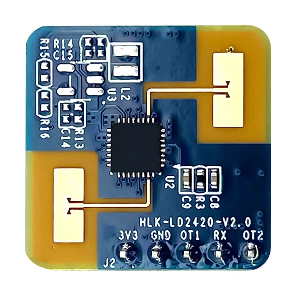 LD2420 Radar Modules Human Motion Sensor Module 24GHz Support GPIO UART Interface Low Power Smart Sensor 5PIN