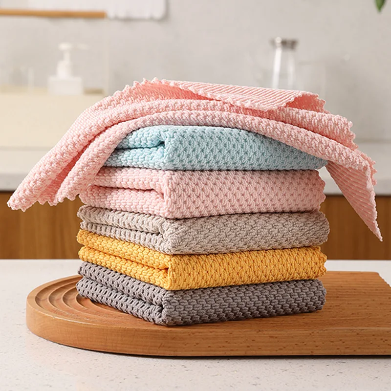 منشفة تنظيف المطبخ الترا ستوكات حبوب البن الجاكار سوبر ماصة متعددة الوظائف طبق منزلي القماش خرقة #1