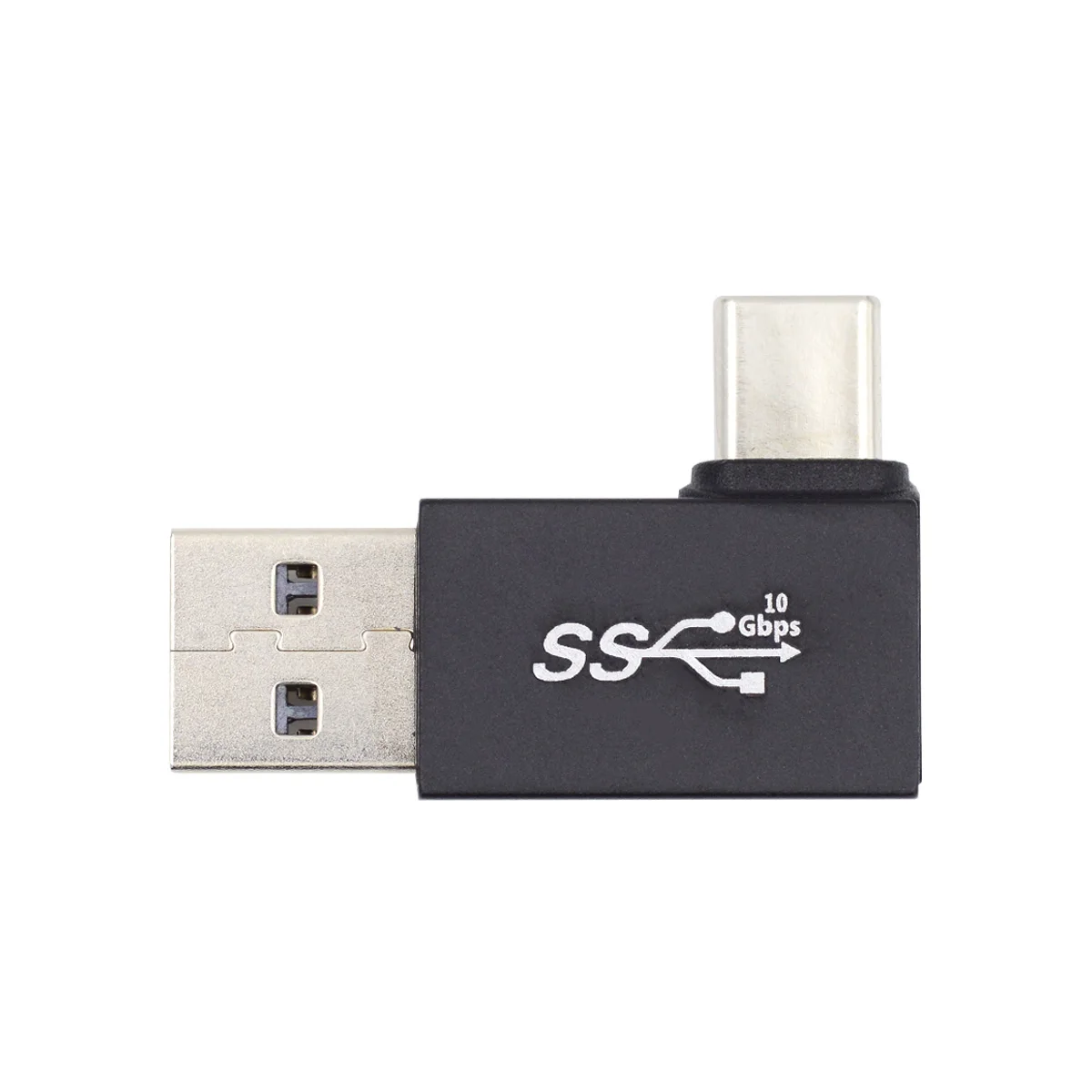 USB 3.1タイプCのオスからUSB 3.0タイプのアダプター,10gbpsのデータ角度,ラップトップおよび電話用の90度充電
