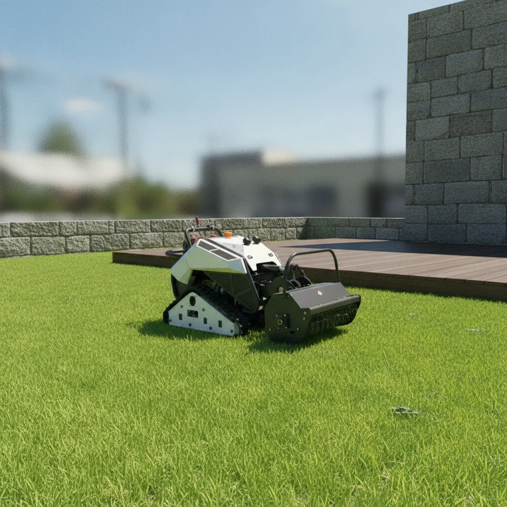 

2026 Hot Selling GRACE 500mm Pro Wide Cut Crawler RC Lawn Mower Remote Control Garden Grass Cutter Free Shipping