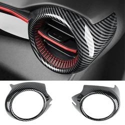 2Pcs Car Front Side Air Vent Outlet Cover Trims Decoration Cap Cover For Chevrolet Trax 2023 2024 Auto Accessories Replacement