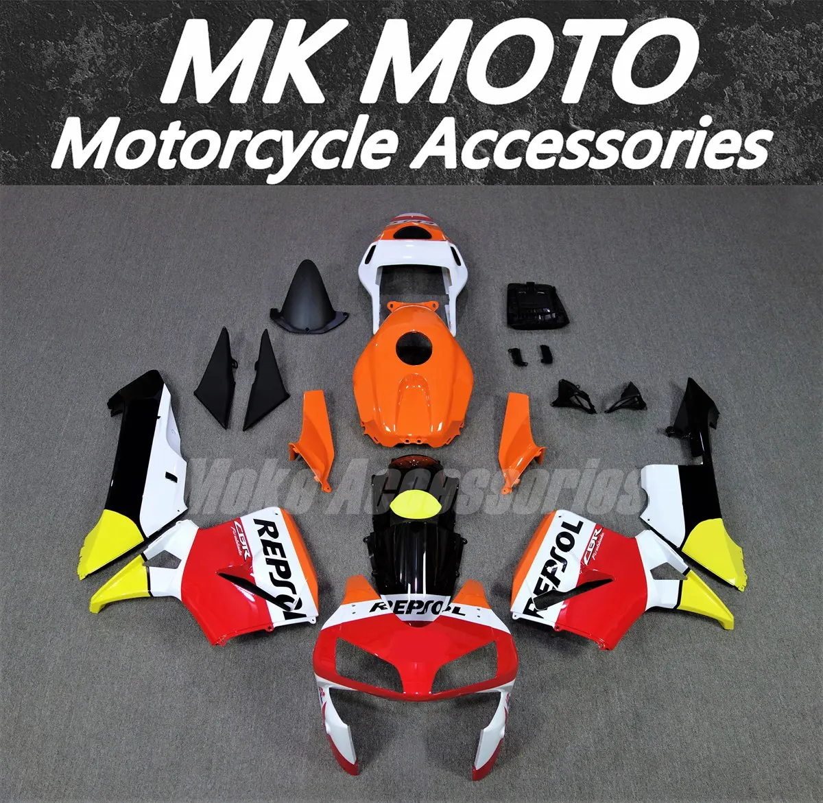 

Moke moto Motorcycle Fairings Kit Fit For Cbr600rr 2003-2004 Bodywork Set 03-04 High Quality ABS Injection New White Orange Red