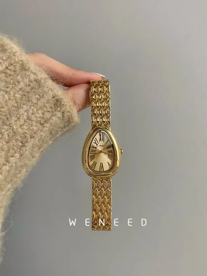 light-luxury-niche-snake-head-women's-quartz-watch-high-end-temperament-bracelet-women's-watch-snake-chain-women's-watch-gift