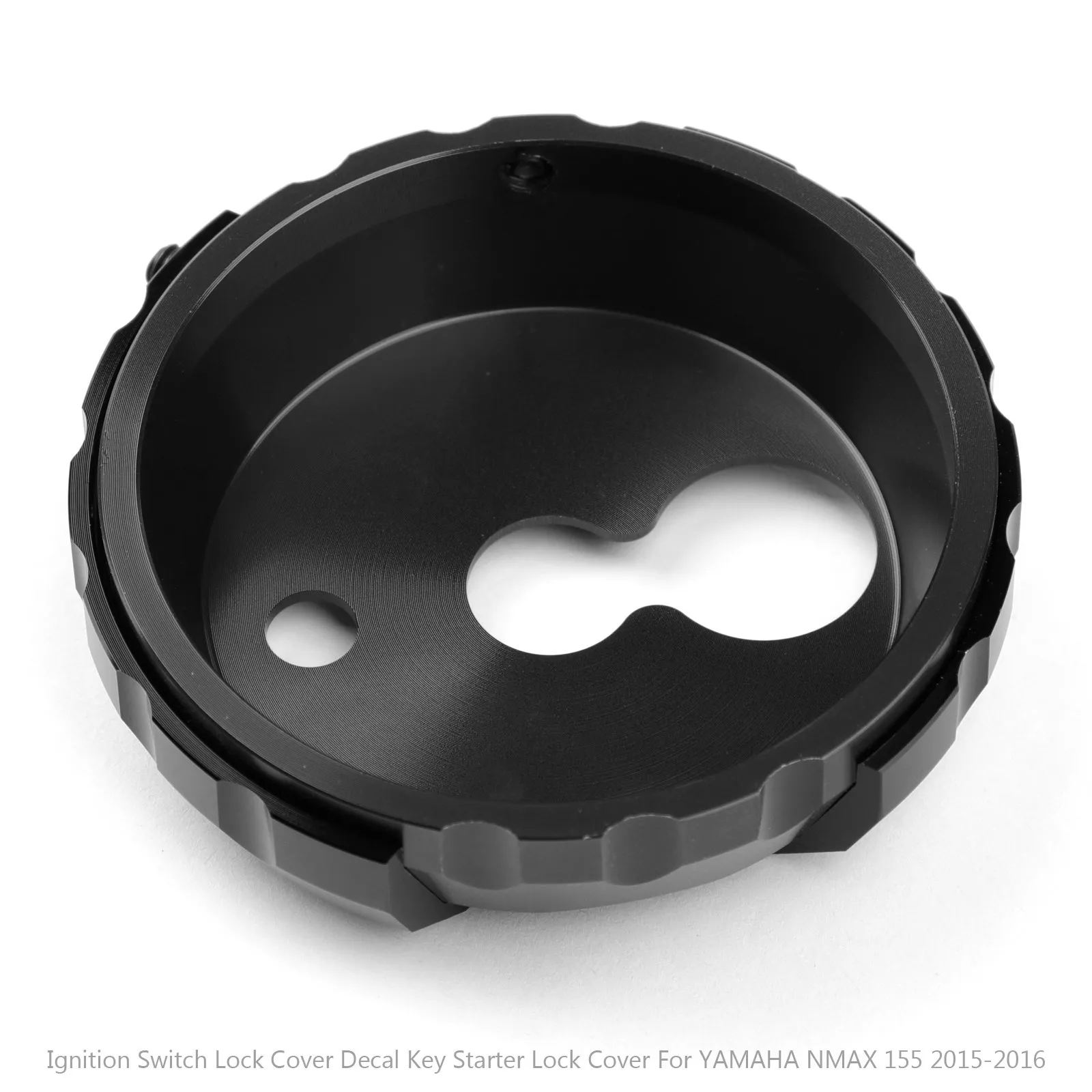 Artudatech CNC blokada kluczyka zapłonu pokrywa przełącznika pasuje do Yamaha NMAX 125 150 155 2015-2019