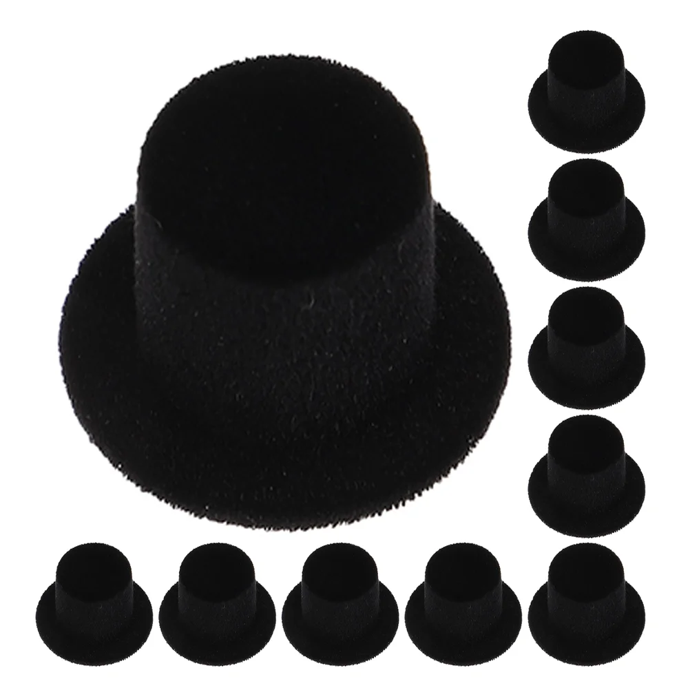 15 Pcs Clown Hat Decorative Tops Halloween Snowman Miniature Hats for Handicraft Resin Child