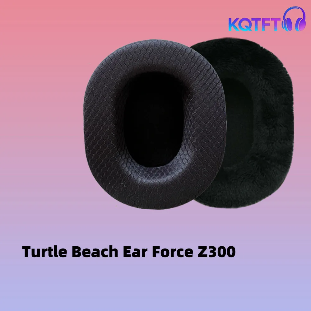 Replacement Ear Pads for Turtle Beach Ear Force Z300 Parts Leather Cushion Velvet Earmuff Headset Sleeve Cover