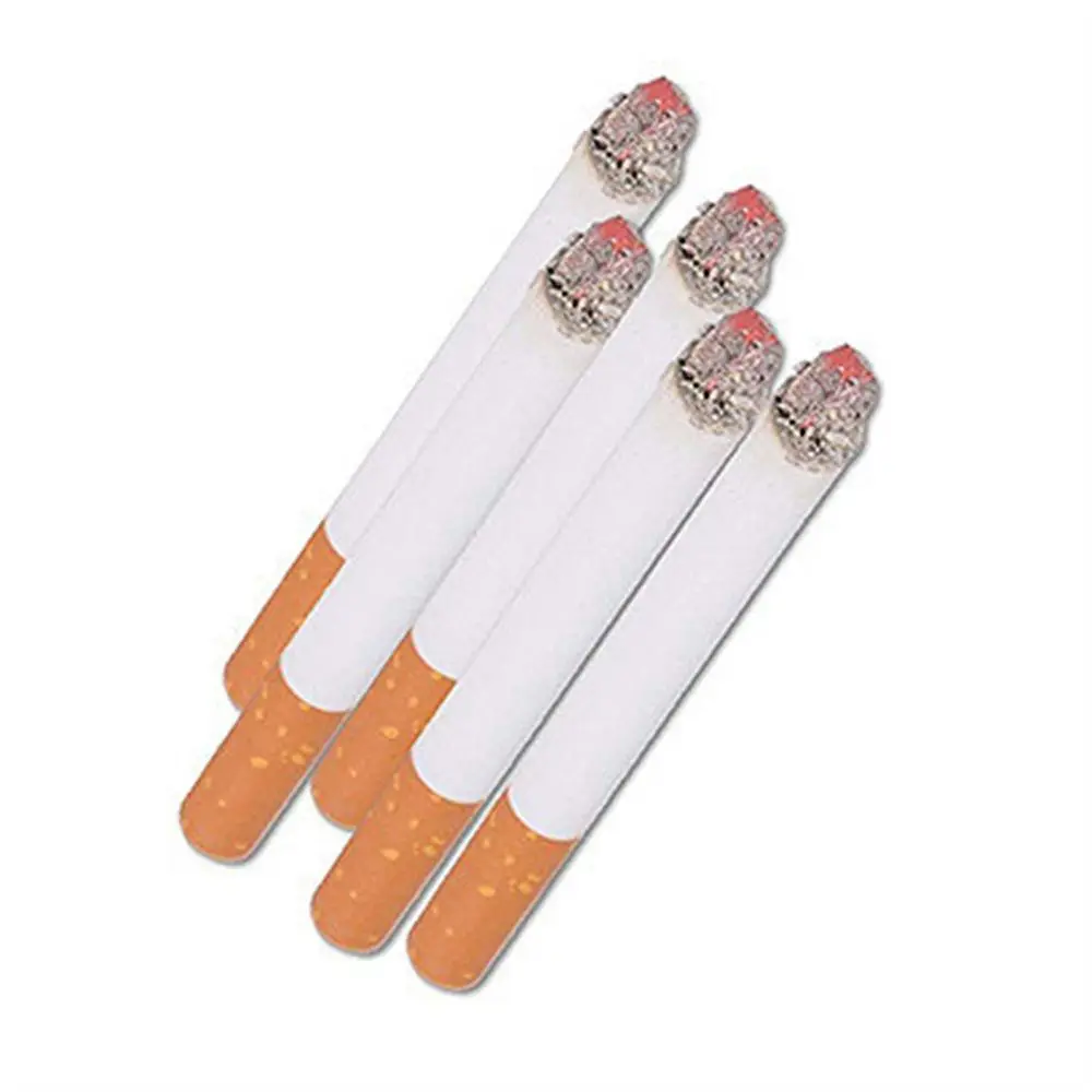 5Pcs Simulated Fake toys Novelty Tricks Props April Fool\'s Day Practical Jokes Fun Fake Cigarette Toys Halloween Prom Props