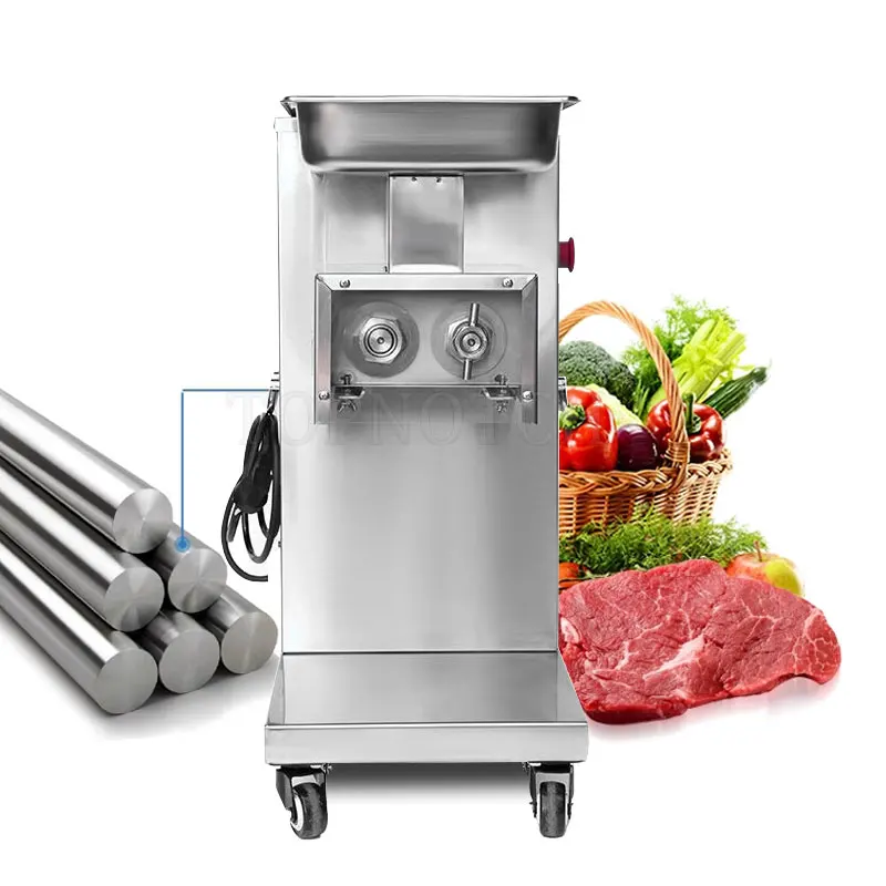 Multi Function Fresh Meat Strip Mincer Cutter Carrots Potatoes Cucumbers Slicing Shredding Dicing Machine