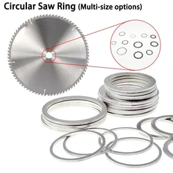 Anillos reductores de hoja de sierra Circular, anillo de conversión, disco de corte, junta de apertura, anillo adaptador de agujero interno, arandela de herramienta de carpintería