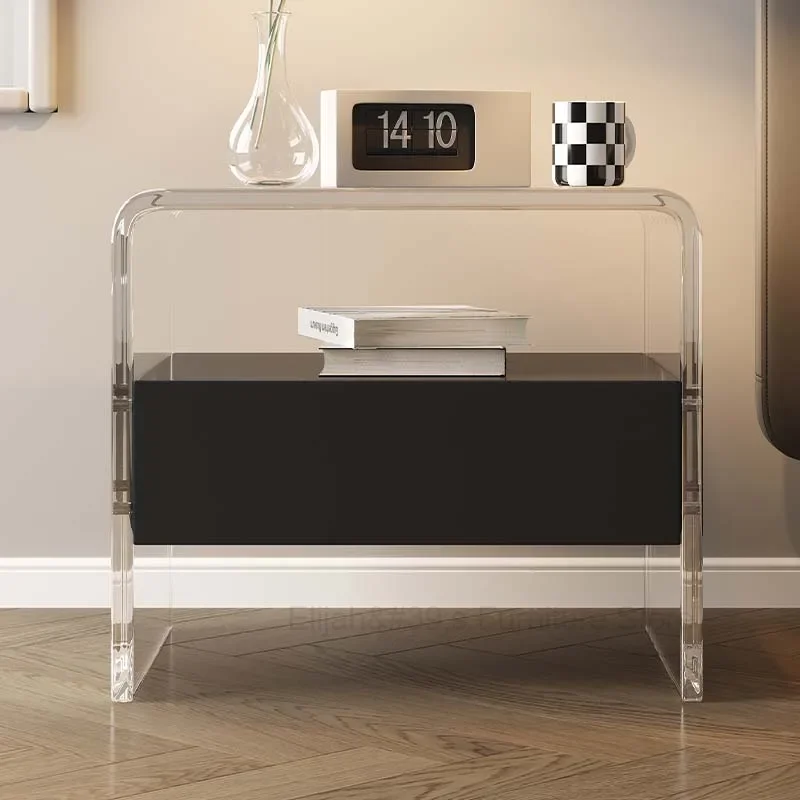 Cabinets Nightstand Living Room Modular Lateral Drawers Side Table Coffee Italian Table De Chevet Blanche Avec Furniture