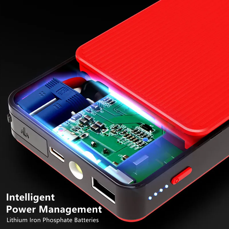 GKFLY 2000A Autobatterie Starthilfe Tragbares Autobatterie-Booster-Ladegerät Booster Power Bank 12V Startgerät Auto-Starter – Detail 17