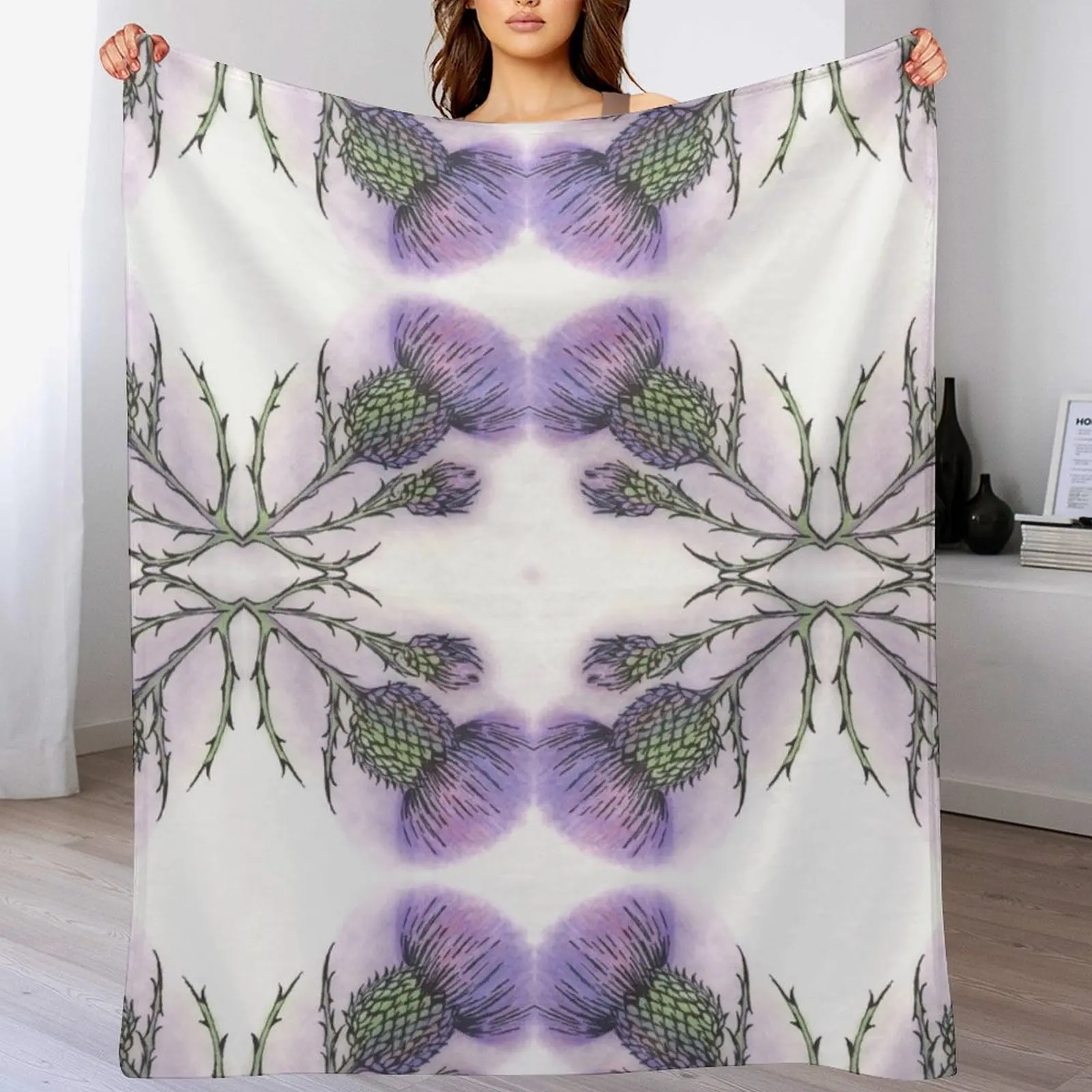 

Thistle 3 Throw Blanket Decorative Beds blankets and throws Decorative Sofas Blankets