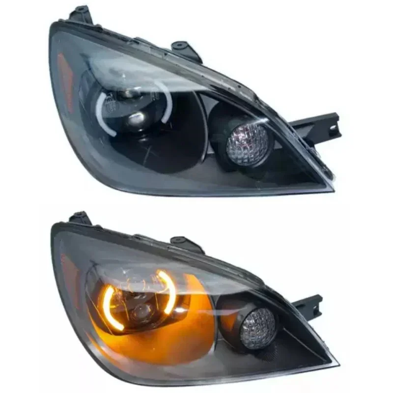 

For Mitsubishi Lancer, 1 Pair LED Headlights Assembly,Modified New Style Twin Light Lens, Daytime Running Light, Car Accessories