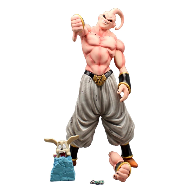 

Dragon Ball Z Super Buu Figure Majin Buu Lightable Eyes Action Figure 34cm PVC Anime Statue Model Collection Toys Children Gift