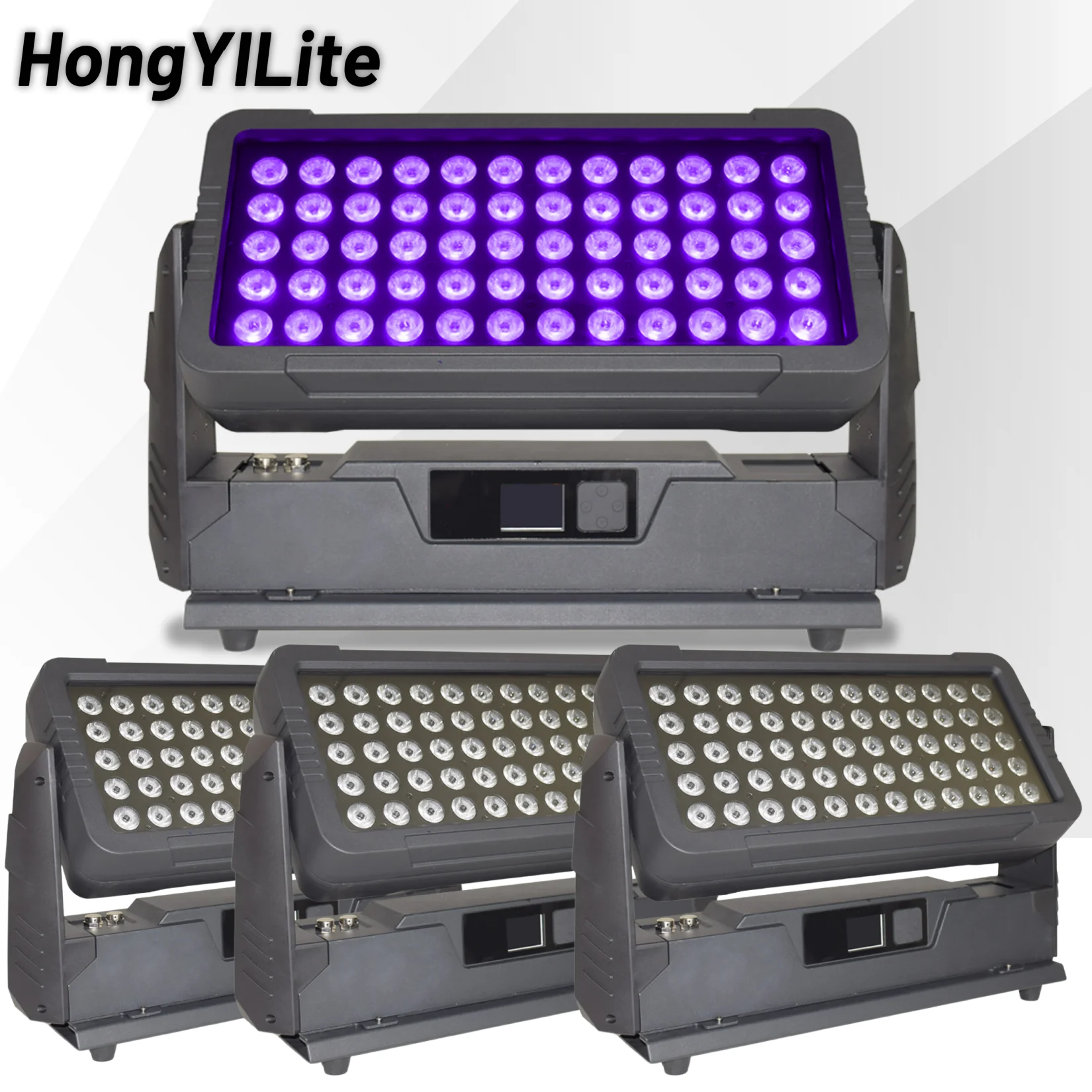

HongYiLite IP65 Waterproof LED 60X18W City Wash Par Lights RGBWA+UV For Outdoor Party Stage DJ Dancefloor Lighting Projector
