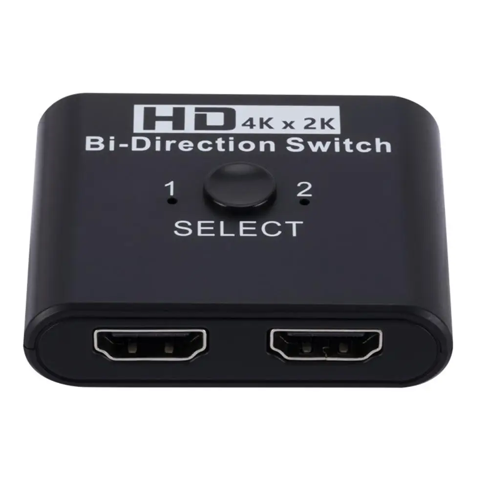 Hdmi-ラップトップ用スプリッタースイッチ,4 kx2k,2ポート,双方向,pc,ps3,ps4,TVボックス,モニター,プロジェクター,アダプター,n2l9