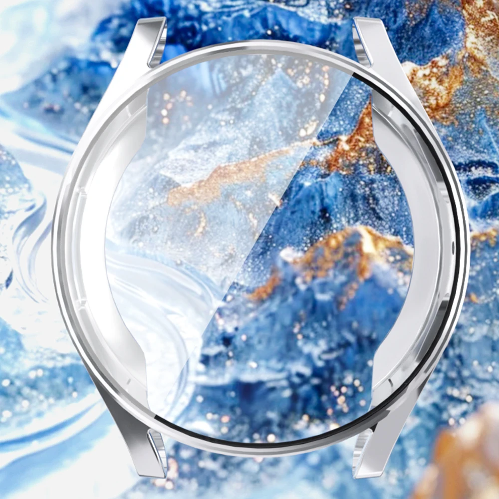 حافظة من البولي يوريثان لساعة سامسونج جالاكسي 7 44 مللي متر 40 مللي متر تغطية كاملة ممتص للصدمات حافظة حماية ناعمة لملحقات جالاكسي Watch7