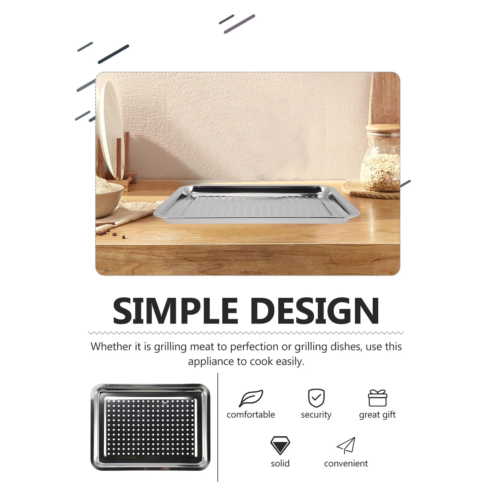 

Нержавеющая сталь гриль для барбекю портативная круглая сковорода для гриля для уличного барбекю кемпинга рыба мясо приготовление пищи износостойкая