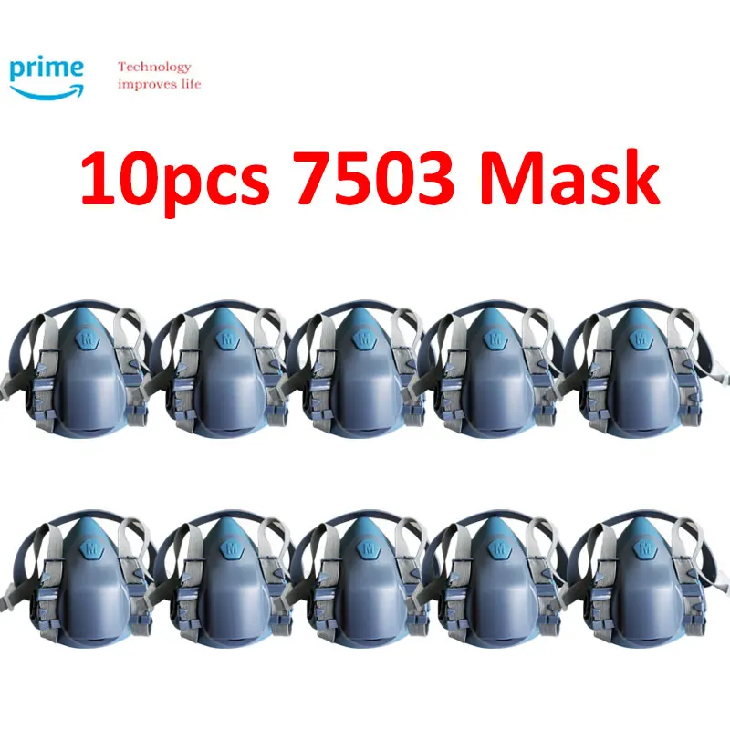 

7503 Gas Mask Chemical Respirator Protective Mask Industrial Paint Spray Can Matched with 6000 Filter Anti Organic Gas