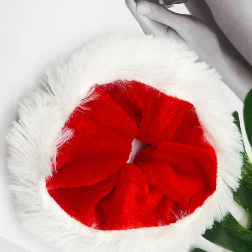 

3pcs Sequin Hair Tie Creative Elastic Bands Christmas Ponytail Holders Holiday Accessories Bright Color Fashion for Girls