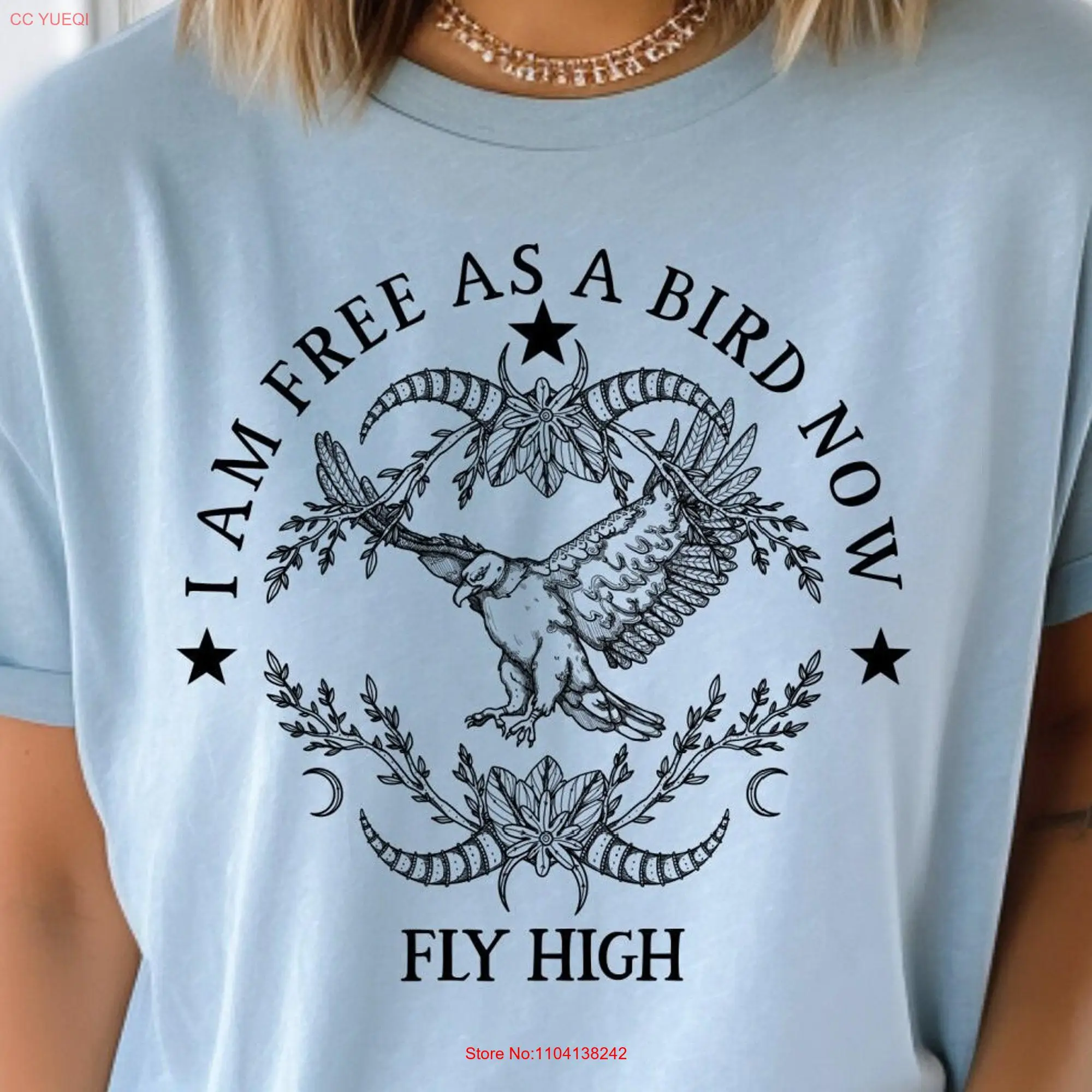 Free Bird Skynyrd Music Inspired  T Shirt long or short sleeves