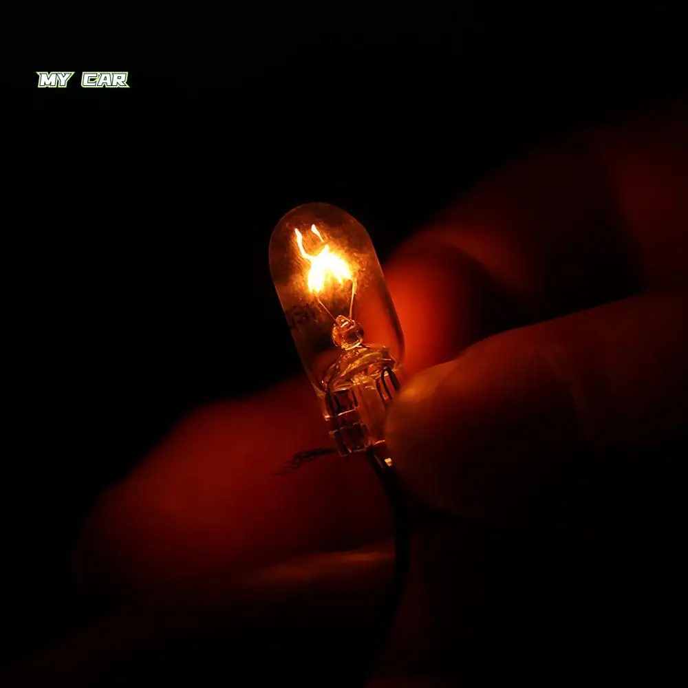 

Warm White T10 W5W 194 168 12V Signal Light Halogen Bulbs License Plate Lights Width Lamp