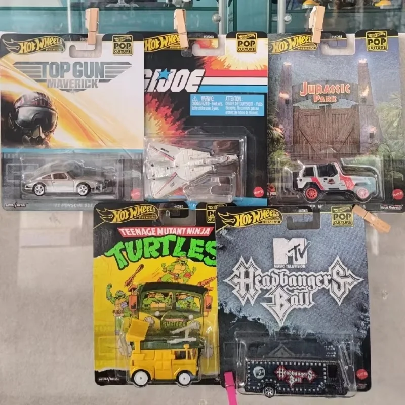 Hot Wheels Hxd63 colección de cultura Pop auténtica serie Stranger Things Godzilla Regreso al futuro Forza Matrix juguetes coches regalos
